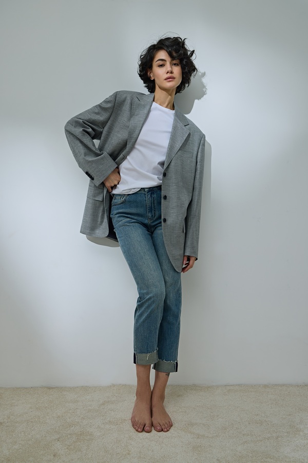 Как стилизовать деним в теплую погоду. Фото 4