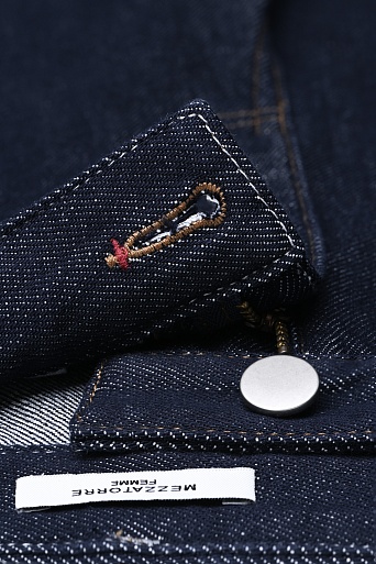 Джинсы клеш, темно-синие