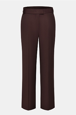 Прямые брюки со стрелками, шоколадные ANNIKA