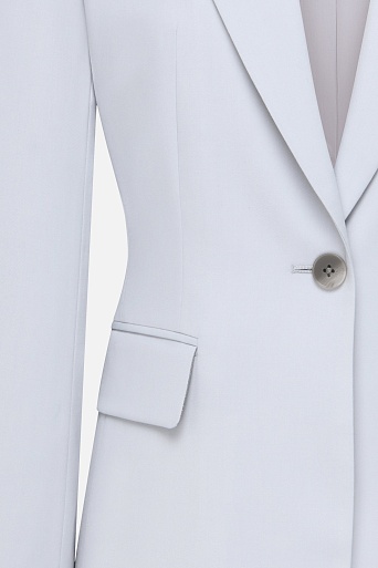 Пиджак на одной пуговице, светло-серый KARLA