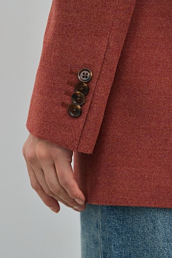 Удлиненный жакет на одной пуговице MILA