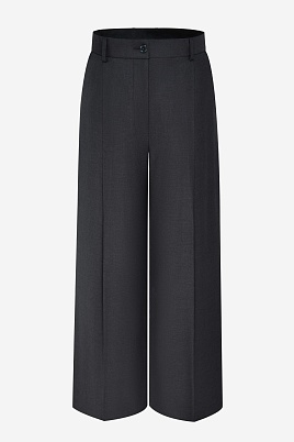 Широкие брюки со стрелками, темно-серые ASHLEY