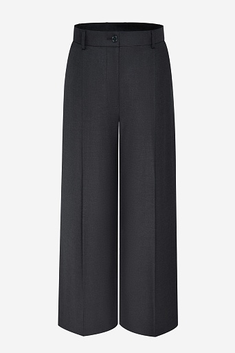 Широкие брюки со стрелками, темно-серые ASHLEY