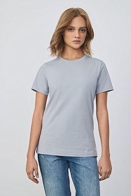 Базовая футболка, светло-серая