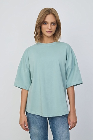Футболка оверсайз, мятная