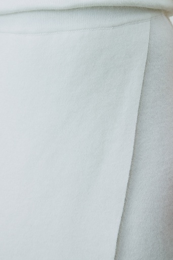 Длинная юбка с запахом, белая