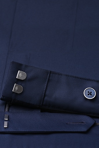 Темно-синие брюки прямого кроя STELLA II