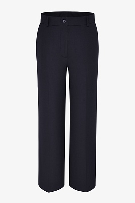 Прямые брюки со стрелками, черные MARIA