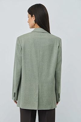 Пиджак оверсайз на четырех пуговицах, мятный MICHELLE