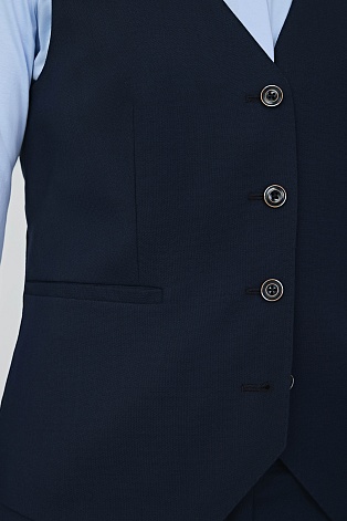 Костюмный жилет, темно-синий MEGAN