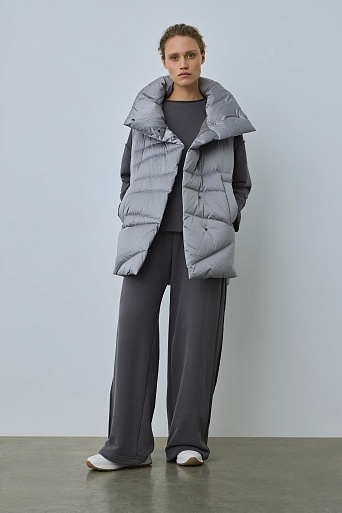 Жилет-оверсайз серого цвета MURPHEY