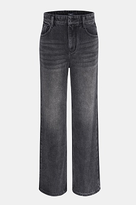 Джинсы клеш, темно-серые