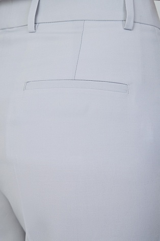 Прямые брюки со стрелками, светло-серые MARIA