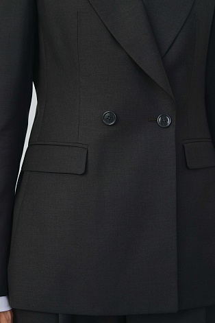 Удлиненный жакет, темно-серый I