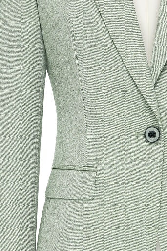 Приталенный жакет на одной пуговице MIRA