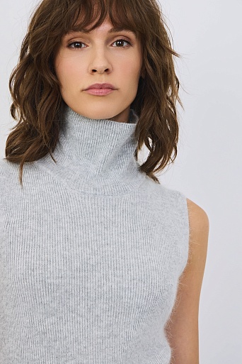 Топ без рукавов, серый