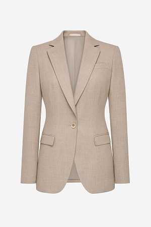 Серый пиджак в синюю клетку SMOKING II