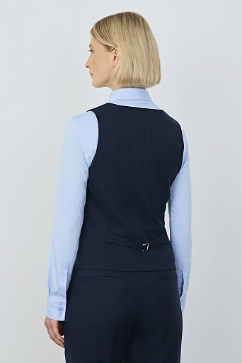 Костюмный жилет, темно-синий MEGAN