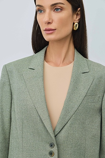 Пиджак оверсайз на четырех пуговицах, мятный MICHELLE