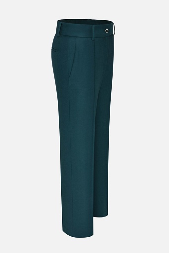 Прямые брюки со стрелками, цвет морской волны TYRA