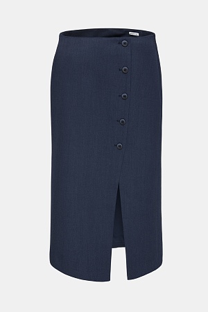 Серый пиджак в синюю клетку SMOKING II