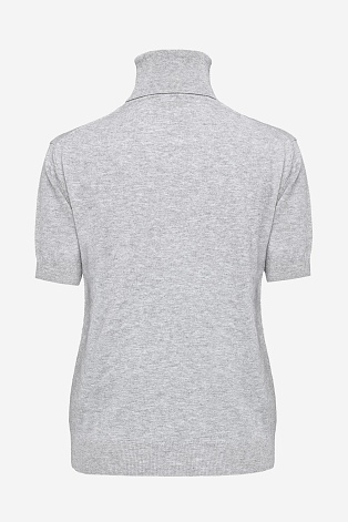 Водолазка с коротким рукавом, серая