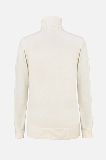 Водолазка молочного цвета