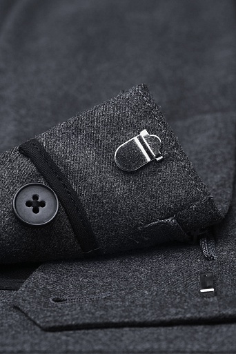 Прямые брюки со стрелками, серые