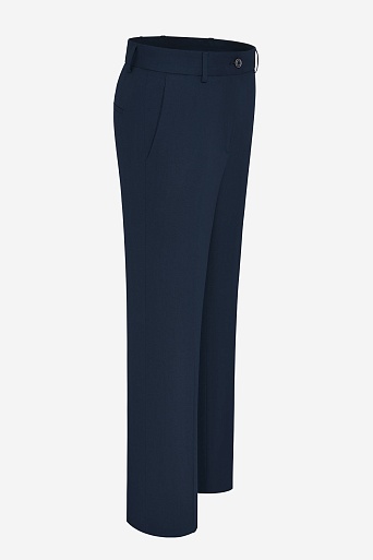 Однотонные брюки, цвет темно-синий MARIA