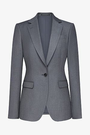 Серый пиджак в синюю клетку SMOKING II