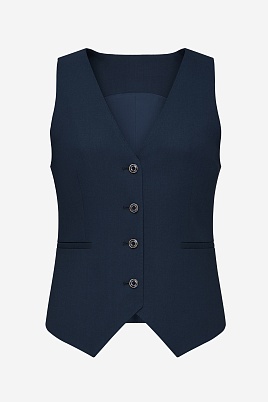 Костюмный жилет, темно-синий MEGAN