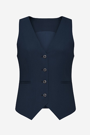 Костюмный жилет, темно-синий MEGAN