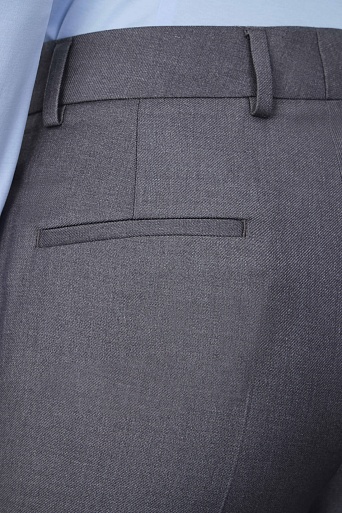 Прямые брюки со стрелками, серые MARIA