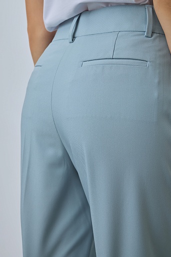 Прямые брюки со стрелками, пыльный голубой TYRA