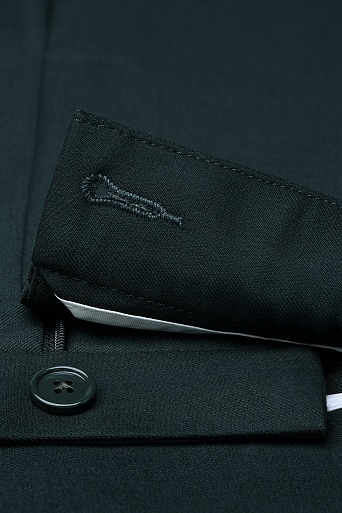 Широкие брюки со стрелками, изумрудные ASHLEY