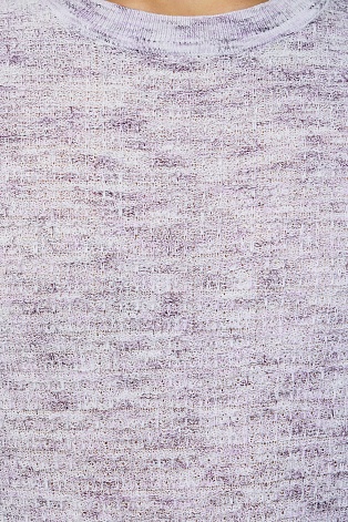 Трикотажная футболка, сиреневый меланж