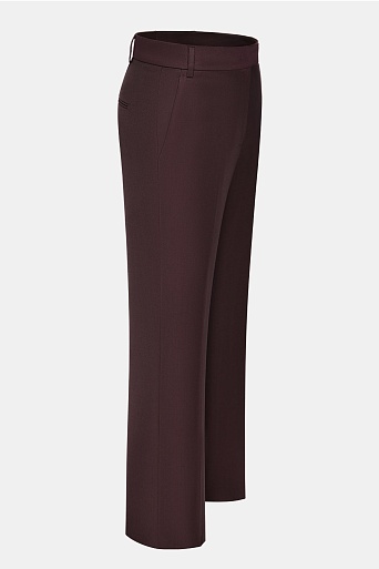 Прямые брюки со стрелками, шоколадные ANNIKA