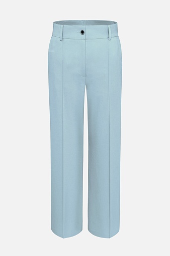 Прямые брюки со стрелками, пыльный голубой TYRA