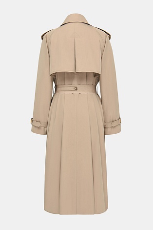 Тренч бежевого цвета