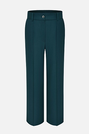 Прямые брюки со стрелками, цвет морской волны TYRA