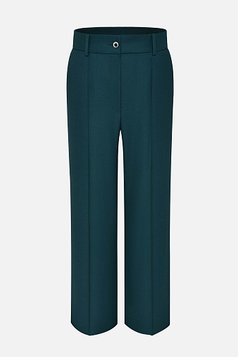 Прямые брюки со стрелками, цвет морской волны TYRA