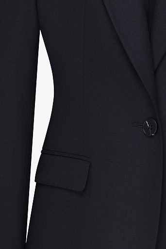 Пиджак на одной пуговице, черный BELLA