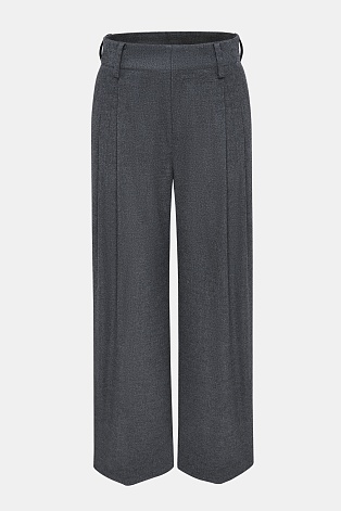 Прямые брюки со стрелками, серые