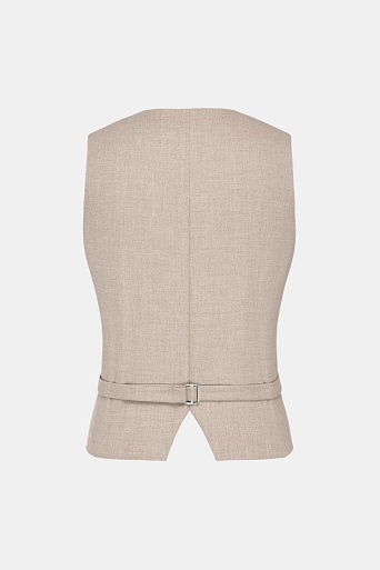 Костюмный жилет, цвет бежевый меланж VIVIENNE
