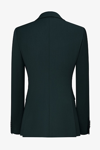 Однотонный пиджак, изумрудный INGRID
