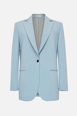 Жакет на одной пуговице, пыльный голубой MILA