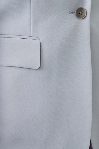 Пиджак на одной пуговице, светло-серый KARLA