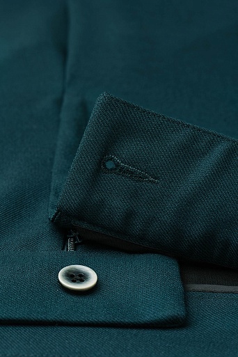 Прямые брюки со стрелками, цвет морской волны TYRA