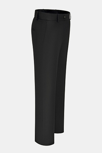 Прямые брюки со стрелками, черные MARIA