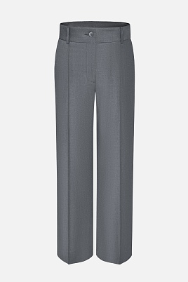 Прямые брюки со стрелками, серые TYRA